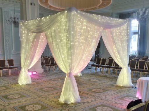 Illuminated Fairy Light Chuppah