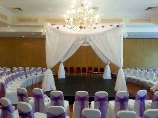 Decorated Chuppah