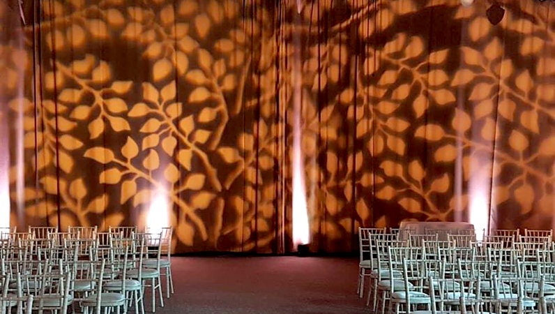 Custom Leaf Backdrop