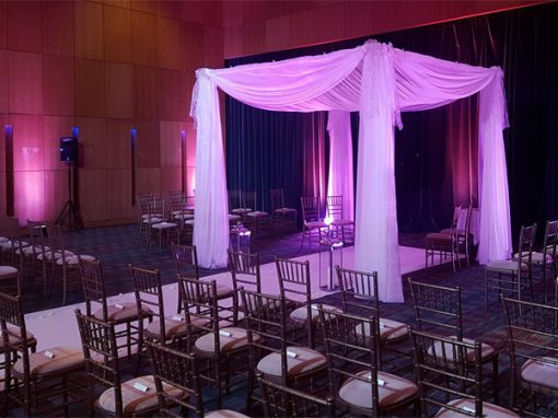 Chuppah in Pink