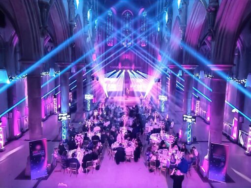 Lighting Gorton Monastery Manchester Corporate Event Image