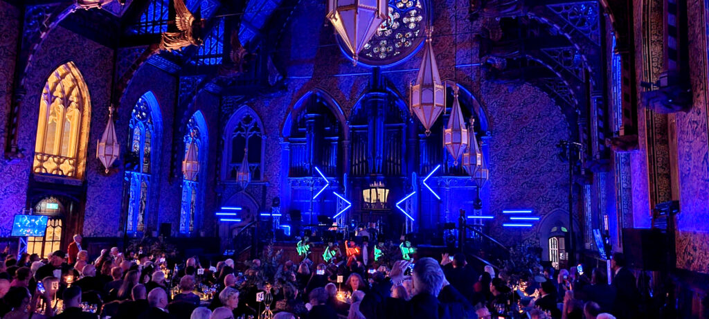 Lighting for a Charity Ball.